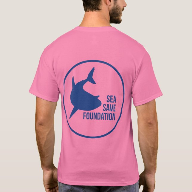 Sea Save Classic T Shirt (Back)