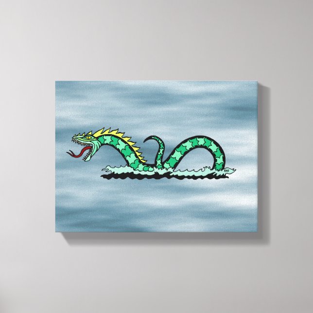Sea Serpent Canvas Print (Front)