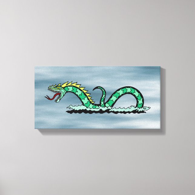 Sea Serpent Canvas Print (Front)