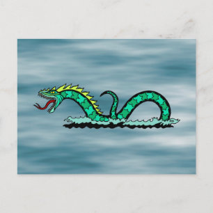 Sea Serpent Postcard