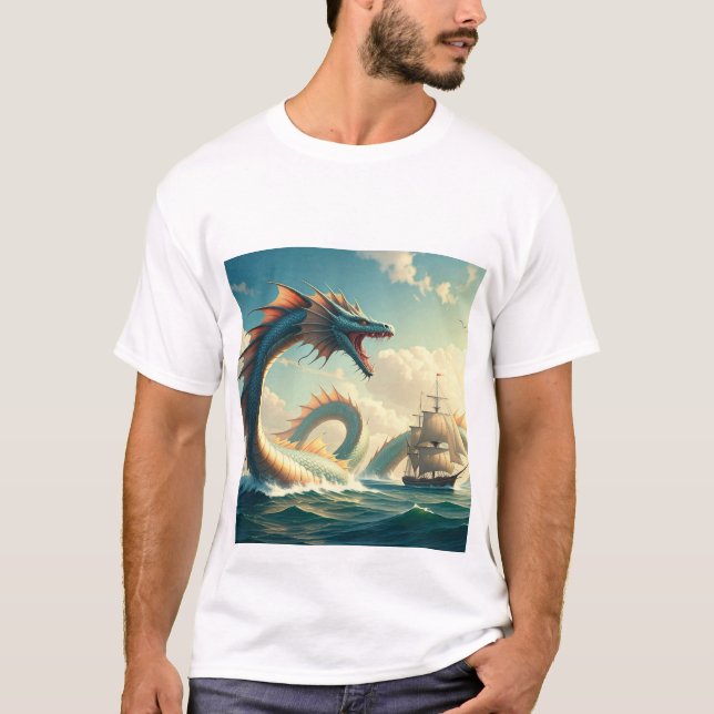 Sea Serpent's Siege T-Shirt (Front)