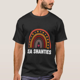 Sea Shanties Singer Colourful Rainbow T-Shirt