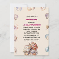 Sea Shell Beach Baby Shower