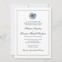 Sea Shell Beach Wedding | Traditional Invitation