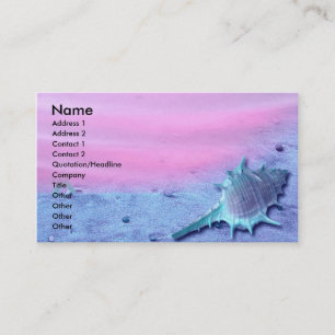 Sea Shell Business Card