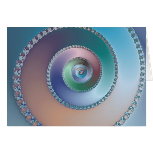 Sea Shell - Fractal Card (Front Horizontal)