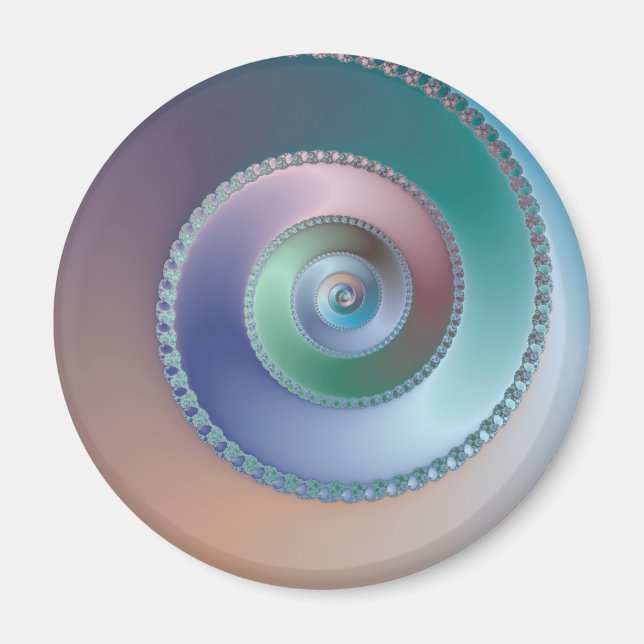 Sea Shell - Fractal Magnet (Front)