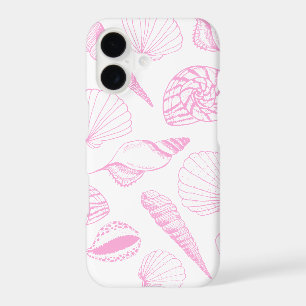 Sea Shell Illustration Pink