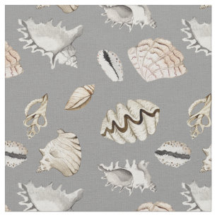 Sea Shell Nautical Pattern  Fabric