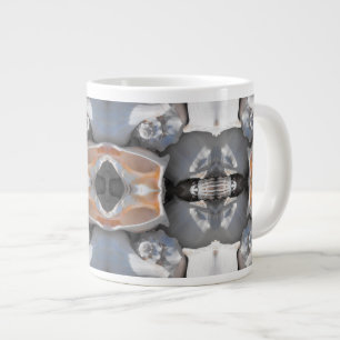 Sea Shell Pattern Large Coffee Mug