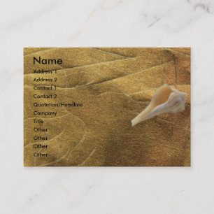 Sea Shell Profile Card