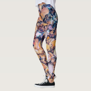 Sea Shells and Pebbles Leggings
