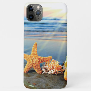Sea shells and starfish on beach Case-Mate iPhone case