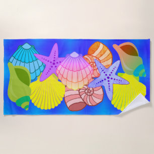 Sea Shells Beach Towel