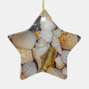 Sea Shells Ceramic Tree Decoration