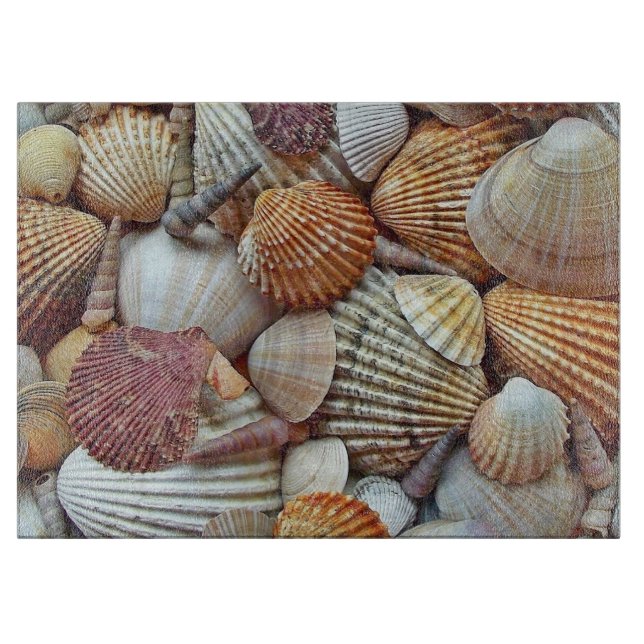 Sea Shells Cutting Board (Front)
