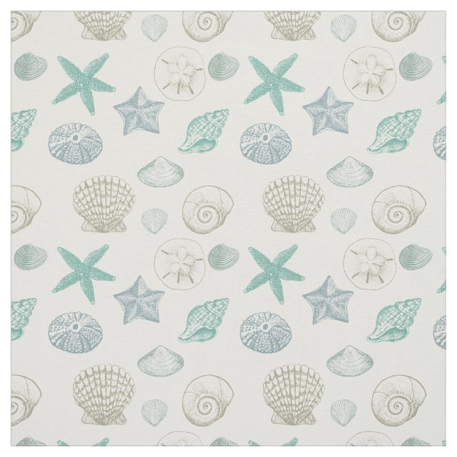 Sea Shells Fabric (Swatch)