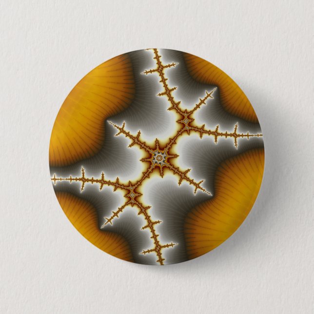 Sea Shells - Fractal Button (Front)
