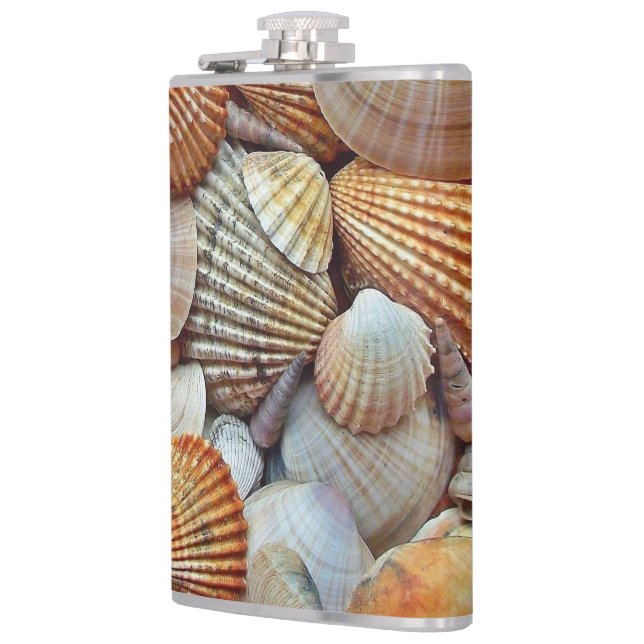 Sea Shells Hip Flask (Left)