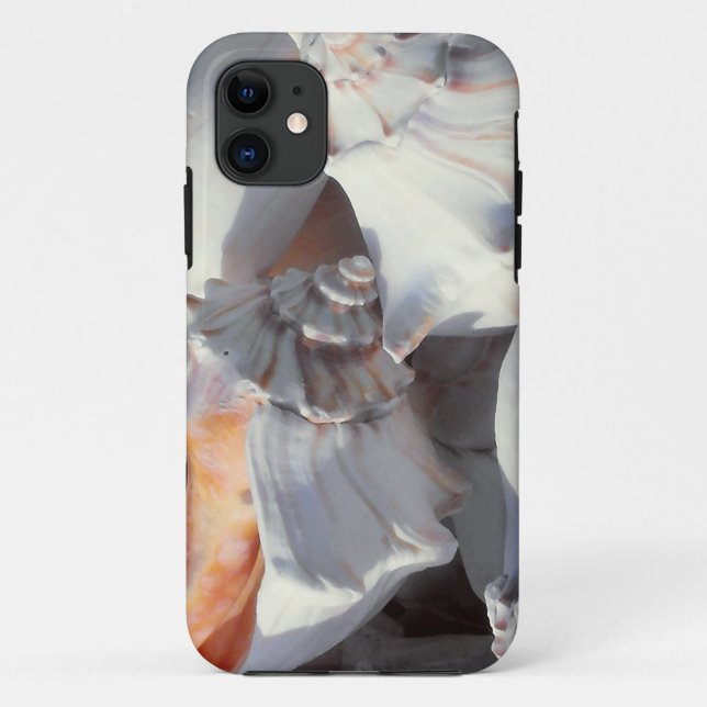 Sea Shells in sunlight and shadow Case-Mate iPhone Case (Back)