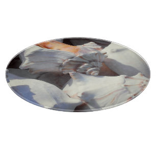 Sea Shells in sunlight and shadow Cutting Board