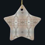 Sea Shells Love, Romantic Exotic Tropical Bridal Ceramic Tree Decoration<br><div class="desc">Sea Shells Love,  Romantic Exotic Tropical Bridal Pattern</div>