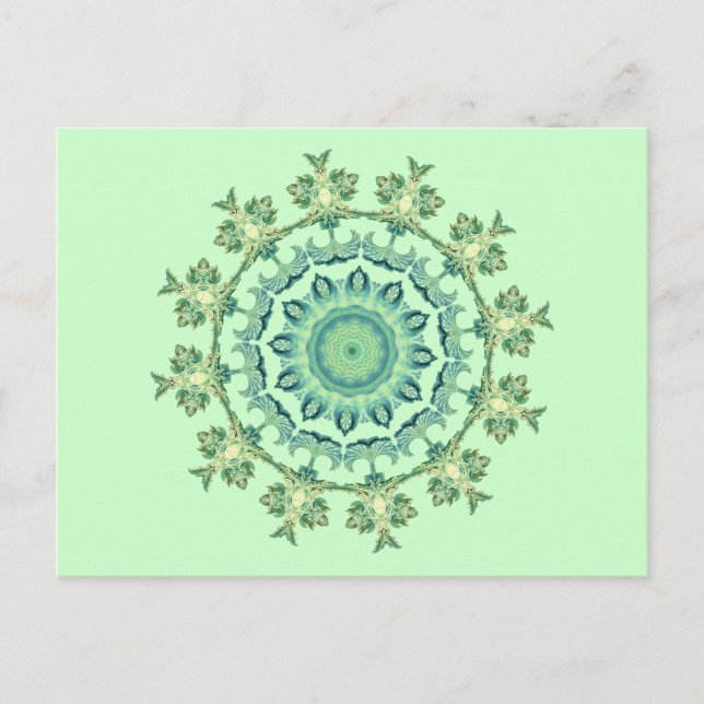 Sea Shells Mandala Postcard (Front)