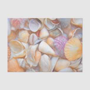 Sea Shells Ocean Beach Decoupage Art Design Tissue Paper