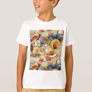 Sea shells on beach T-Shirt