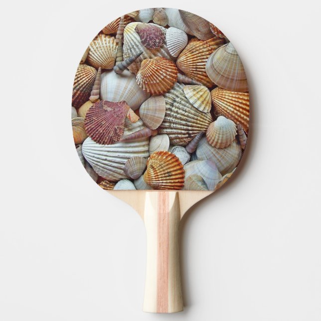 Sea Shells Ping Pong Paddle (Front)