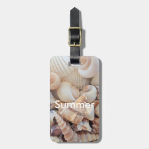 Sea Shells, Summer Beach Exotic Tropical Romantic Luggage Tag