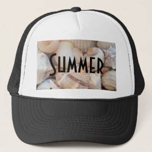 Sea Shells, Summer Beach Exotic Tropical Romantic Trucker Hat