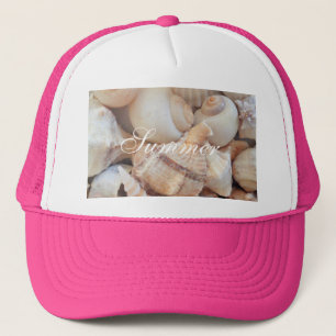 Sea Shells, Summer Beach Exotic Tropical Romantic Trucker Hat