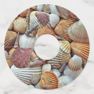 Sea Shells Wine Glass Tag
