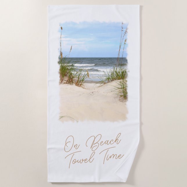 Sea Shore Beach Towel (Front)
