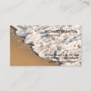Sea shore business card