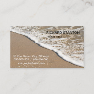 Sea shore business card