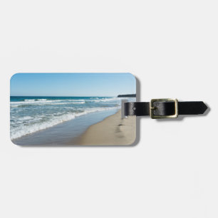 Sea shore luggage tag
