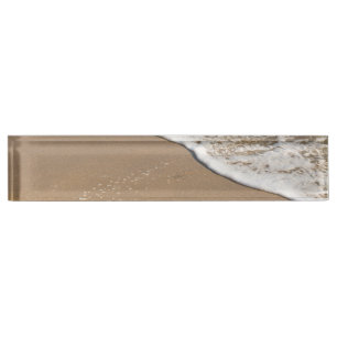 Sea shore nameplate