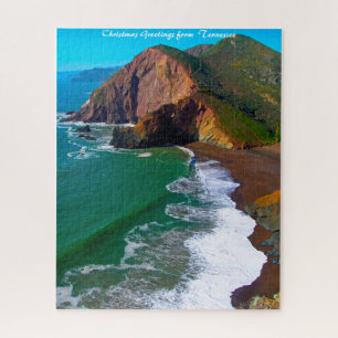 Sea Shore Tennessee. Christmas Greetings Jigsaw Puzzle