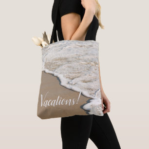 Sea shore tote bag