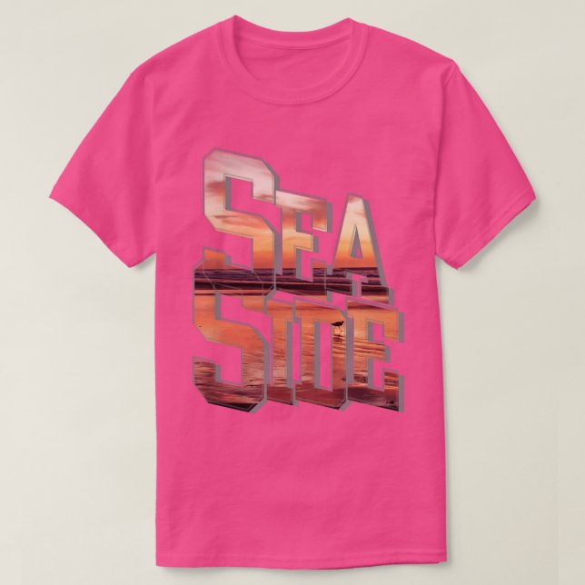Sea Side Seaside T-Shirt (Design Front)