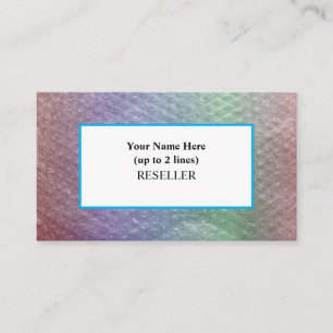 Sea Siren Bubble Wrap Background Reseller Business Card