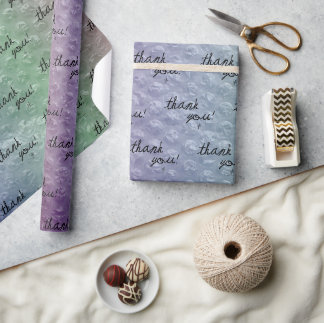 Sea Siren Bubble Wrap Reseller Thank You Wrapping Paper