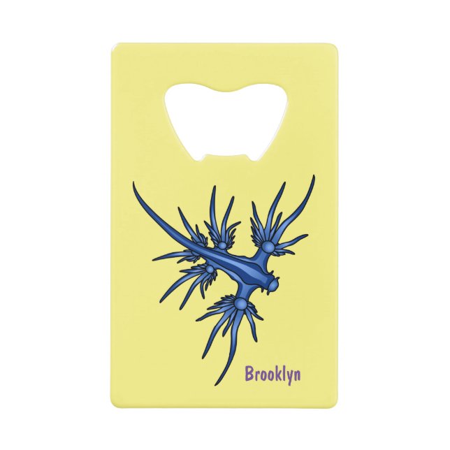 Sea slug blue dragon illustration (Front)