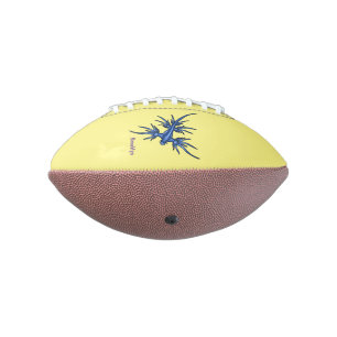 Sea slug blue dragon illustration football
