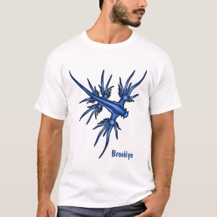 Sea slug blue dragon illustration T-Shirt