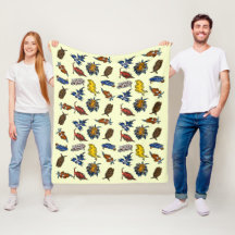 Sea slug Nudibranch Fleece Blanket