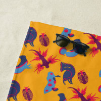 Sea Slugs and Nudibranch Beach Towel