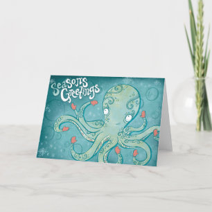 "Sea"sounds Greetings Holiday Card